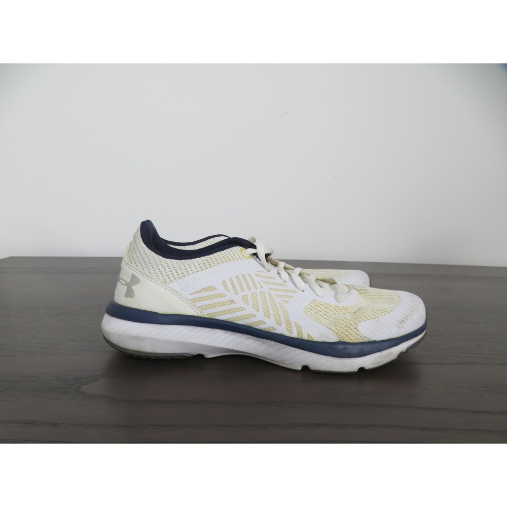 Under Armour Micro G Press Shoes Womens 9 White Running Sneakers 1285804-100